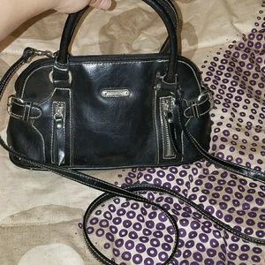 Small Black Minicci Purse w/ Removable Strap